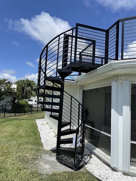 aluminum stair fabricators in fort lauderdale|metal railings fort lauderdale.